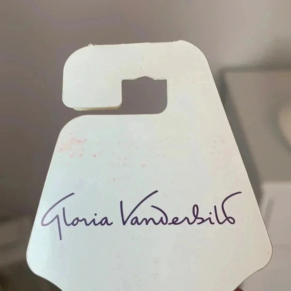 Gloria Vanderbilt | Silver Tone Metal Disc Stations Strandage - Picture 3 of 3